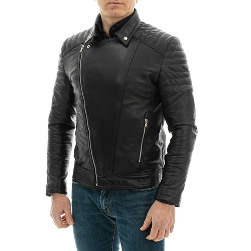 Chiodo biker vera pelle - chiodo,