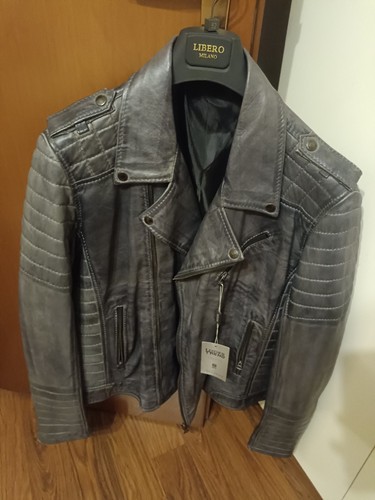 Chiodo vera pelle nuovo - chiodo, con
