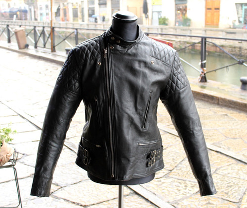 Giacca pelle chiodo vintage - giacca,