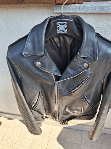 Giacca pelle vintage - giacca,