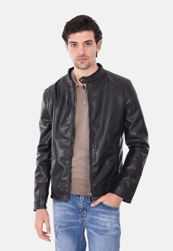 Giubbotto uomo simil pelle - simil,
