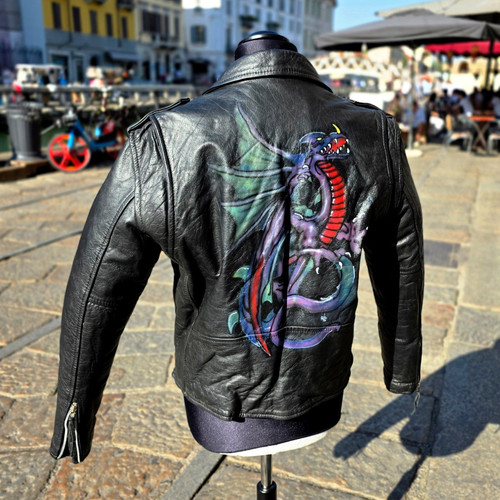 Giubbotto giacca pelle chiodo