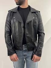 Giubotto in Pelle Stile Chiodo