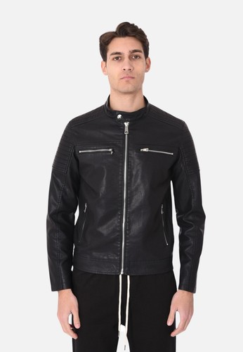 Giubbotto uomo eco pelle - giubbotto,
