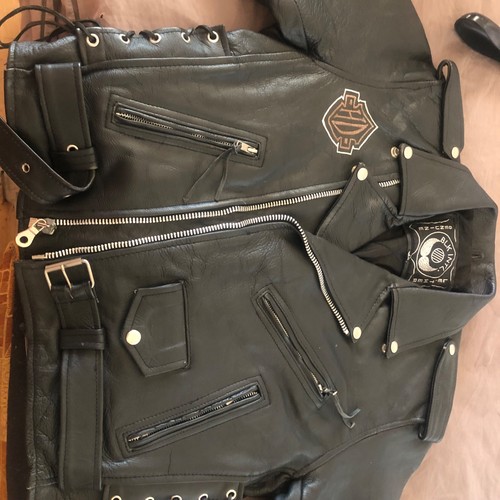 Chiodo pelle vintage 1996 - chiodo,