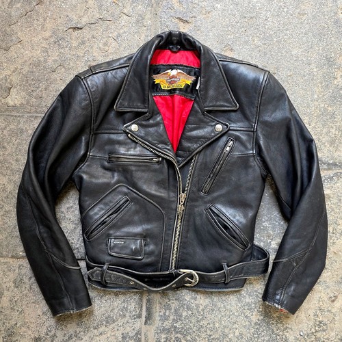 Giubbotto chiodo pelle harley - giubbotto,